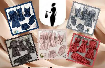 Jersey Lace Comfortable And Breathable Nightwear Set