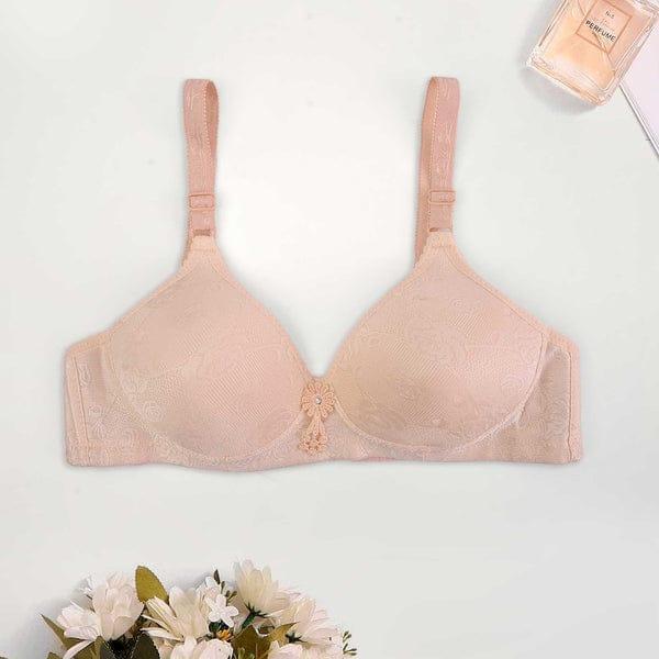 Women's Floral Design Push Up Padded Bra
